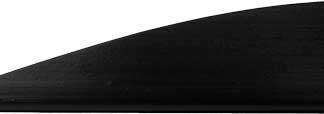 TAC VANES MATRIX 2.25" - SHIELD CUT BLACK 36 PACK