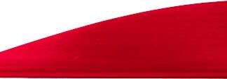 TAC VANES MATRIX 2.25" - SHIELD CUT RED 36 PACK