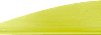 TAC VANES MATRIX 2.25" - SHIELD CUT YELLOW 36 PACK