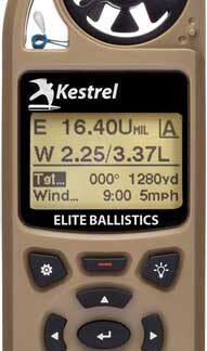 KESTREL 5700 ELITE W/APPLIED - BALLISTICS AND LINK DESERT TAN