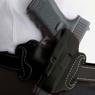 DESANTIS MINI SLIDE HOLSTER - OWB RH LEATHER SIG P365 BLACK