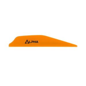 BOHNING ALPHA AR 1250 VANE - 2.8" NEON ORANGE 36PK
