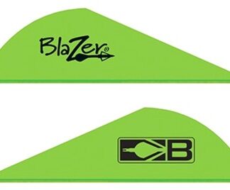 BOHNING BLAZER VANES - 2" SOLID NEON GREEN 36PK