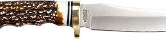 UNCLE HENRY KNIFE NEXT GEN - STAGLON 5" BLADE W/LTHR SHEATH