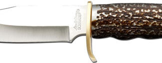 UNCLE HENRY KNIFE NEXT GEN - STAGLON 5.5" BLD W/LTHR SHEATH