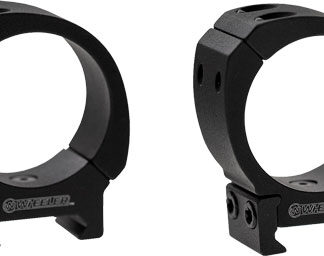 WHEELER SPORTER WEAVER/PIC - SCOPE RINGS 1" MED MT BLACK