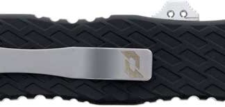 SCHRADE KNIFE UPROAR D/A OTF - 3" D2 BAYONET POINT BLACK/SS