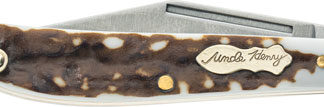 UNCLE HENRY KNIFE NEXT GEN - STAGLON ROADIE 2.2" BLADE