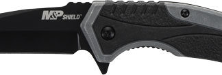S&W KNIFE M&P SHIELD 2.8" - TANTO SPRING ASSIST BLACK