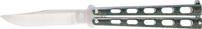 BEAR & SON BUTTERFLY KNIFE - 3.58" GALAXY/SS CLIP POINT - Image 2