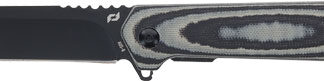 SCHRADE KNIFE LATERAL FOLDER - 3.25" AUS-10 BLACK/GREY LAM