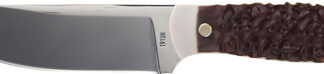 UNCLE HENRY KNIFE NEXT GEN - STAGLON 4.6" BLD W/LTHR SHTH