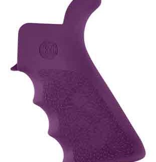 HOGUE AR-15 BEAVERTAIL GRIP - W/FINGER GROOVES PURPLE