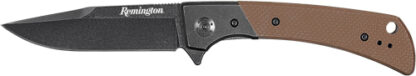 REMINGTON CUTLERY EDC DROP PT - 4" FOLDER G10 TAN/BLACK