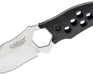 CAMILLUS COMB FIXED BLADE - 3.5" SS BLADE HONEYCOMB BLACK