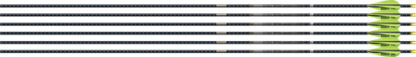 EASTON 4MM FMJ MATCH GRADE 300 - 6-PACK W/ 3" AAE HYBRID VANES