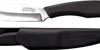 COLD STEEL CANADIAN BELT KNIFE - 4" PLAIN EDGE BLADE W/SHEATH