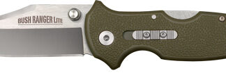 COLD STEEL BUSH RANGER LITE - 3.5" PLAIN EDGE CLIP FOLDER