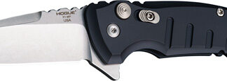 HOGUE X1 MICROFLIP 2.75" FOLDR - DROP POINT BLADE ALUMINUM BLK