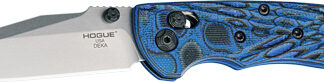 HOGUE DEKA 3.25" ABLE LCK FLDR - CLIP POINT G-MASCUS BLUE LAVA