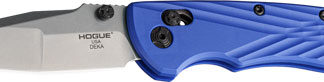 HOGUE DEKA ABLE LOCK FOLDER - 3.25" MOD WHARNCLIFFE POLY BLU