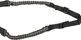 TOC TACTICAL PARACORD SLING - SINGLE POINT BLACK/GREEN