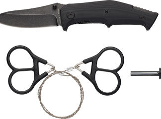 BROWNING OUTDOORSMAN SURVIVAL - KNIFE LIGHT SAW FIRESTARTER