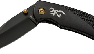 BROWNING KNIFE PRISM III FLDNG - HUNTER 2.38" BLADE BLACK ALUM