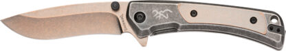 BROWNING KNIFE JERICHO 3" FLDR - COPPER WASH/BUCKMARK D2 - Image 2