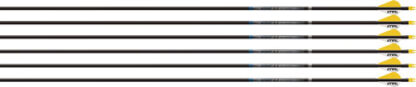EASTON ARROW SONIC 6.0 400 - W/2" BULLY VANES 6-PACK