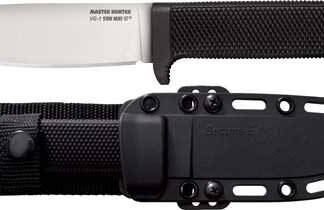 COLD STEEL MASTER HUNTER 4.75" - FIXED PLAIN EDGE W/KYDEX SHTH