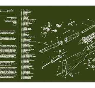 TEKMAT ARMORERS BENCH MAT - 12"X36" M1 GARAND OLIVE DRAB