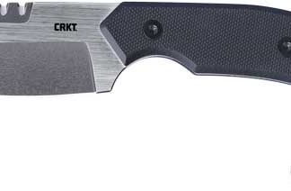 CRKT RAZEL COMPACT SILVER - FIXED 2.32" BLACK W/SHEATH