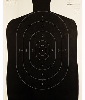CHAMPION TGT PAPER 24"X45" - B27 POLICE TARGET 100PK