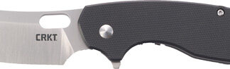 CRKT PILAR LARGE 2.66" PLAIN - EDGE FOLDING BLADE W/G-10 HND