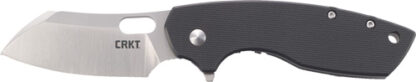 CRKT PILAR LARGE 2.66" PLAIN - EDGE FOLDING BLADE W/G-10 HND