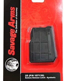 SAVAGE MAGAZINE MODEL 25 - 22 HORNET 4RD SYNTHETIC MATTE