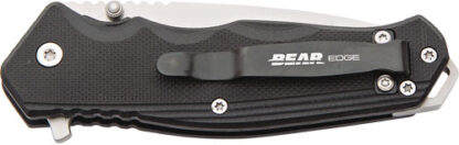 BEAR EDGE G10 SIDELINER 3.38" - W/CLIP BLACK HANDLE