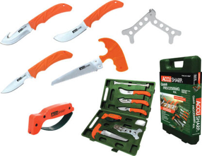 ACCUSHARP GAME PROCESSING KIT - COMPLETE 9-PIECE KIT W/HD CASE