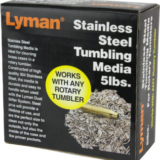 LYMAN ROTARY TUMBLER MEDIA - STANLESS STEEL PINS 5LBS.