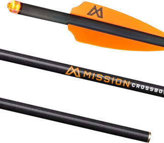 MISSION ARCHERY XBOW BOLT 19" - LIGHTED NOCK 264GR 3PK