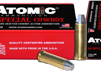 ATOMIC COWBOY 38 SPECIAL - 125GR LEAD-RNFP 50RD 10BX/CS