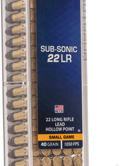 CCI SUBSONIC 22LR 40GR LEAD-HP - 1050FPS 100RD 50BX/CS