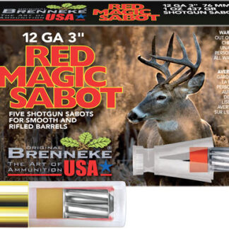 BRENNEKE USA RED MAGIC 12GA 3" - 1OZ SABOT 5RD  50BX/CS