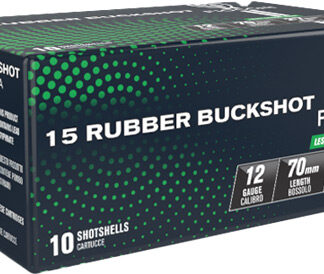 FIOCCHI RUBBER BUCK 12GA 2.75" - 15-PELLET 10RD 25BX/CS
