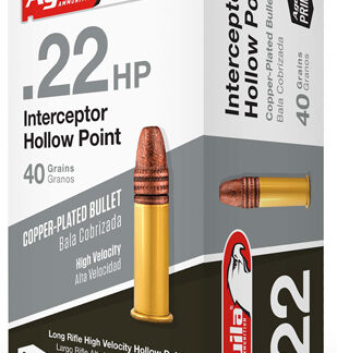 AGUILA INTERCEPTOR 22LR 40GR - LEAD-HP 1000RD CASE LOT