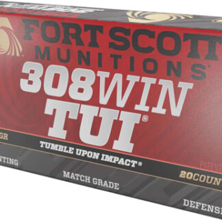 FORT SCOTT 308 WIN 150GR TUI - SOLID COPPER 20RD 10BX/CS