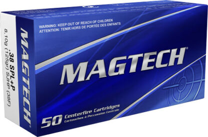 MAGTECH 38 SPECIAL 125GR SJHP - 50RD 20BX/CS