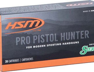 HSM PRO PISTOL 500 SW MAG - 400GR JSP 20RD 25BX/CS