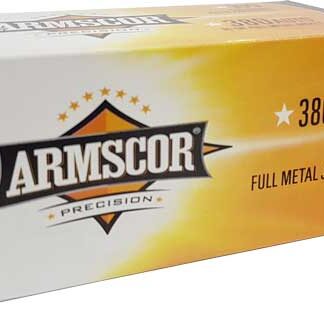ARMSCOR 380 ACP 95GR FMJ - 100RD 12BX/CS
